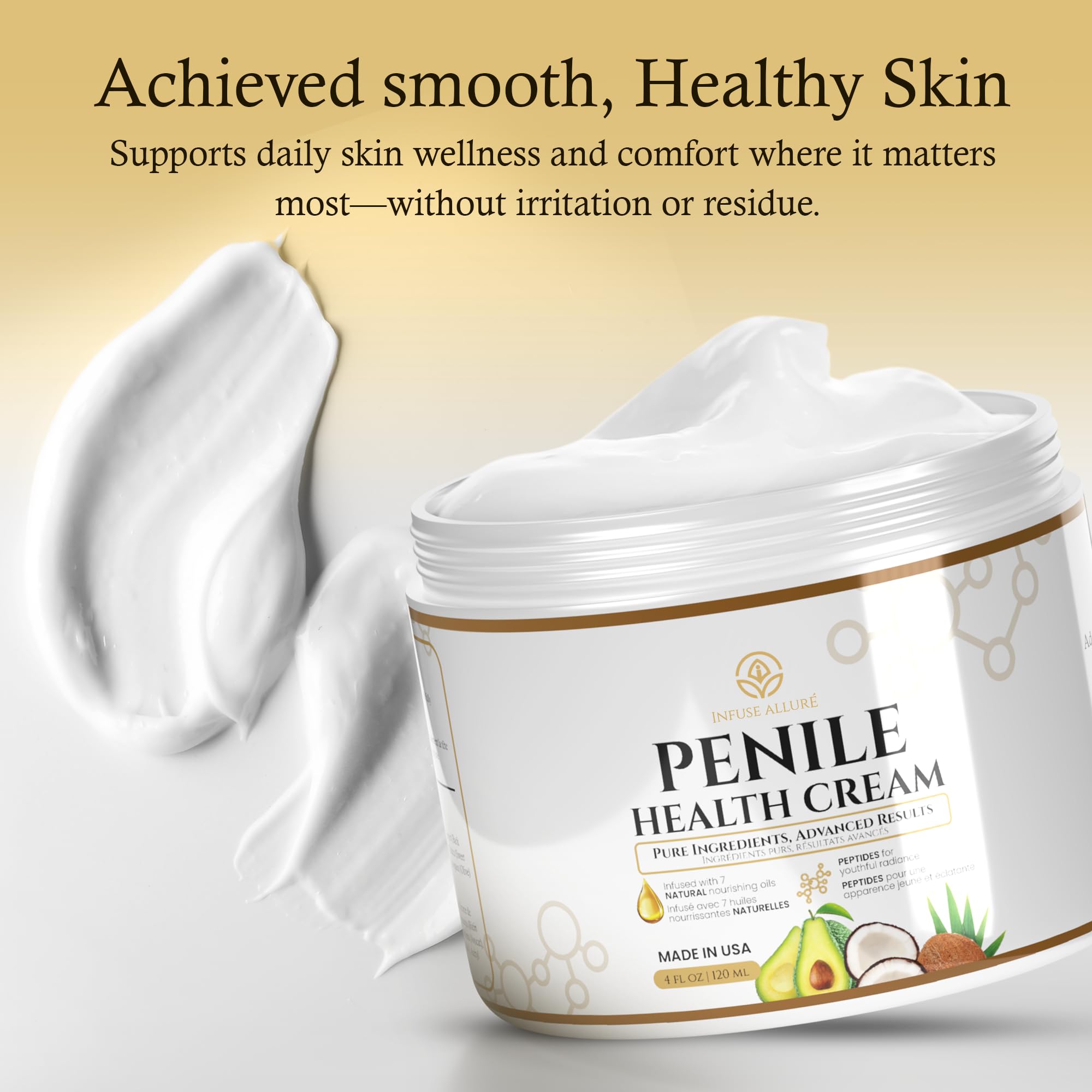 Amazon.com : Velluré Premium Penile Health Cream for Men - Peptide
